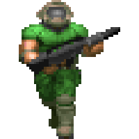 Doom 2 Marine Gif